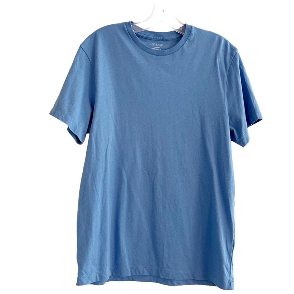 J. Crew Washed Short Sleeve Tee Men's Sky Blue Large